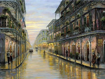  cityscape Oil Painting - New Orleans Louisiana cityscapes
